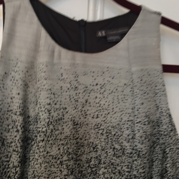 AX Armani Exchange Wool Ombre Fit&Flare Dress Sz 6 - Picture 4 of 5